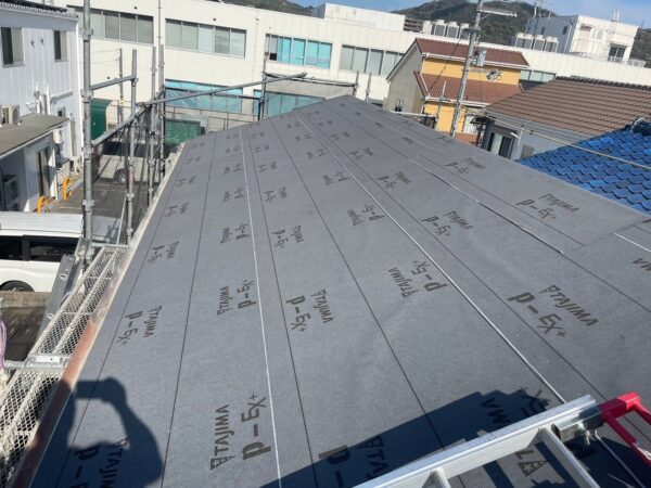 大阪府四條畷市Ⅰ様邸屋根葺き替え工事